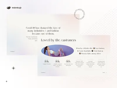 Fashion Presentation active wear business presentation clothes fashion fashion brand investor deck keynote presentation light theme pitch deck powerpoint presentation design