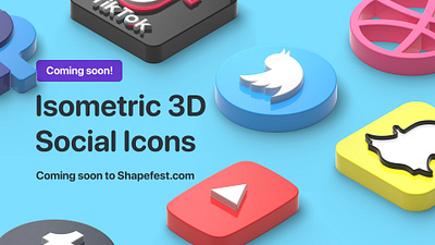 Coming soon... Part 2 3d branding cinema 4d cinema4d design download free freebie icons illustration logo sketch ui