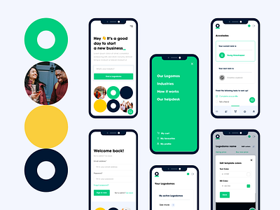 Hey 👋🏼 It's a good day to start a new business_ app branding design ui ux