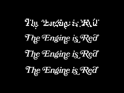 EIR - Quality Control design lettering pixel retro type typography