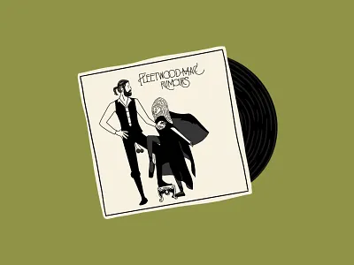 Chains album chain fleetwood mac illustration music shaketember stevie nicks witch