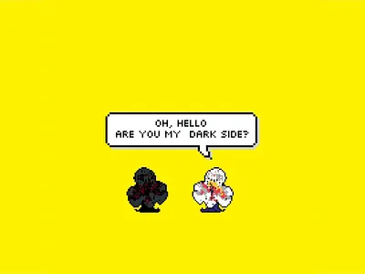 Learn to listen this version of you. animation audiovisual dark side flower goldensun graphic design gt guatemala icarosdie loveistheanswer pixel pixel art yellow