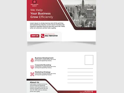 Postcard design graphic design post card design postcard