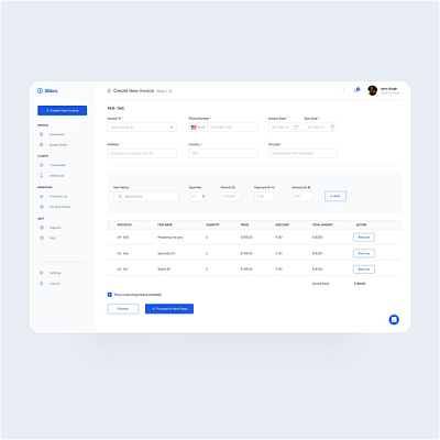 Billers Web App Concept Design bank banking billers billing crypto crypto trading dashboard dashboard design dashboard ui dashboard ux designui invoicce login profile ui sign in signup trading ui user profile webapp