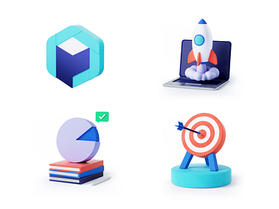 Product 3D icons 3d 3d icons 3d illustration branding c4d cinema 4d design illustration logo octane product render ui