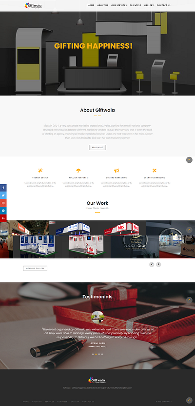Gifting Corporate branding corporate website corporatve gifting