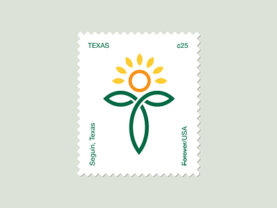 TREW Regenerative | TEXAS Stamp agro branding design graphic design icon illustration logo logo design mark nature photoshop postage stamp ui ux vector