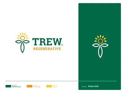 TREW Regenerative brand branding design graphic design icon illustration logo logo design mark photoshop ui ux vector