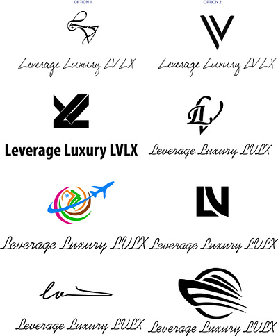 Leverage Luxury LVLX logo branding logo motion graphics