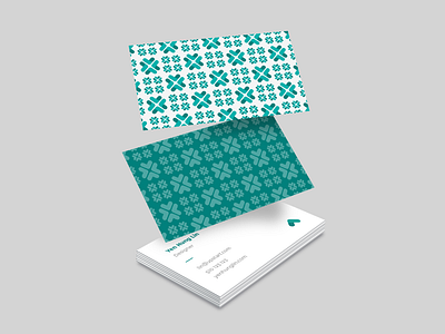 Upstart business card brand system branding business card card design geometric graphic design pattern teal upstart