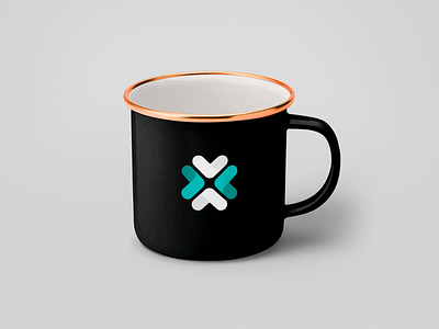 Upstart enamel cup - Black gold edition black brand system branding cup design enamel geometric gold graphic design mug pattern seamless swag teal upstart