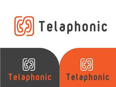 Telaphonic abstract design icon logo