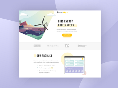 Energygigs branding dark dashboard design energy freelancer home page illustration logo mobile platform typography ui ux vector web ui website yellow