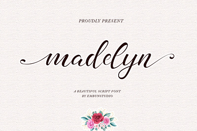 Madelyn - Chic Script font beautiful business chic font handwritten lettering logo script wedding