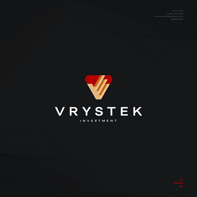 Vrystek Investment branding building character design icon investment logo property realestate symbol vector vletter vlogo vmonogram