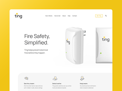 Ting design ui ux website