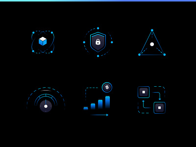 Artificial intelligence - Icon sets ai glossy iconset illustration minimal thinking ui ux vector visual visual design