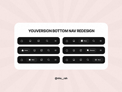Mobile App Bottom Navigation design figma illustration ui