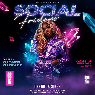 Night Club Party Flyer Template flyer design graphic design party flyer