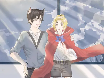 surprise! anime illustration manga