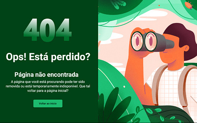 Erro 404 - Desafio #DailyUi008 case case study dailyui dailyui008 dailyuichallenge ui ui design ux ux design