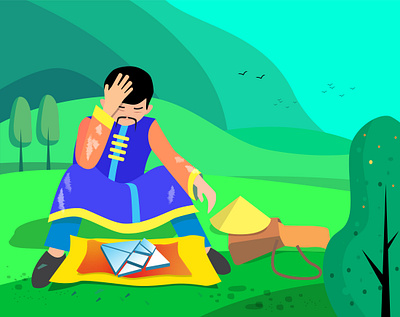 Illustration for Tangram manual adobe art artwork banlgadesh branding design drawing graphic design identity illustration illustrator logo manual photoshop tangram typography ui ux vector vector art