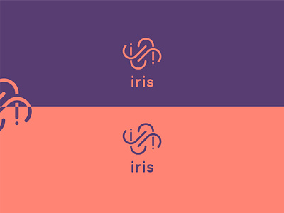 iris Logo app branding design graphic design logo typography vector