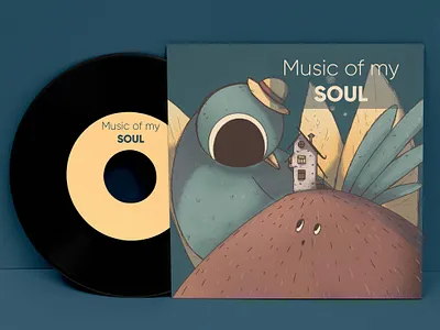 Bird illustration graphic design illustration music package vinyl vinyl package