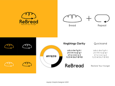 Rebread | Restore Your Hunger branding design graphic design logo typography vector