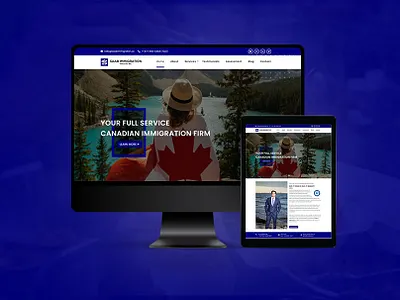 WORDPRESS WEB DEVELOPMENT SAAB Immigration Services wordpress