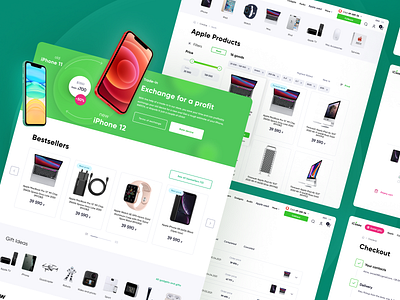 iCases gadget e-com apple branding e commerce gadjet responcive store ui ux web