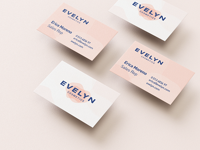 Evelyn Cosmetics | Business cards beauty brand branding business card combination mark cosmetics design graphic design illustration logo logo design logo mark mark photoshop seal typography ui ux vector visual identity
