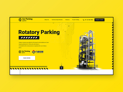 Car Parking car design graphic design illustration parking photoshop responsive design ui ux web design