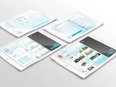Point of Service system - Meal ordering app app dashboard design food app graphic design home page meal ordering menu ordering app payment tablet top up ui ux web web design