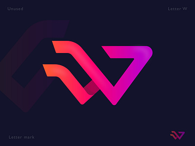 Letter W a s d f g h j k l abstract brand mark branding colorful creative design gradient illustration letter letter logo logo logo design logodesign mark modern q w e r t y u i o p simple logo vector z x c v b n m
