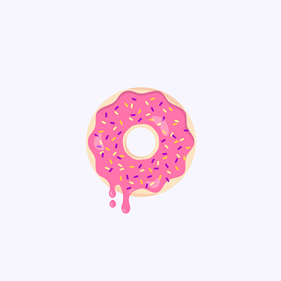 Donut design donut food illustration ui visual design