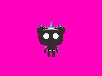 Beats go on animals branding cartoon character design illustration mascot mouse robot simonox space tech