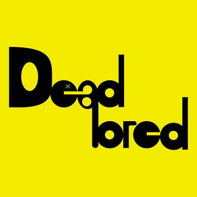 'Deadbred' branding design vector