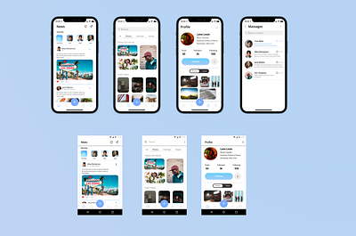 Social media app app design design friends social socialmedia ui ux