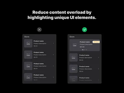 Reduce content overload branding content design design system figma freebie grid interface layout sketch symbols ui uitip ux visual hierarchy