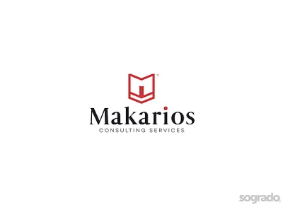 Makarios logo branding design logo