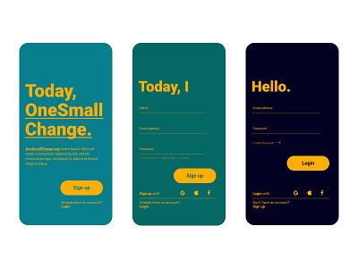 Daily UI 001 Sign Up graphic design ui ux