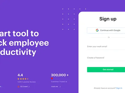 Tracking Tool achivement analytics browser dashboard design login tool