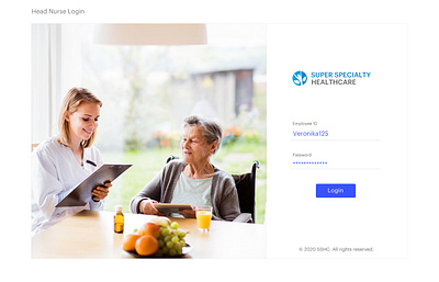 Login UI dashboard login ui