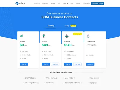 Pricing UI dashboard design pricing ui ui