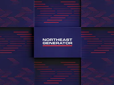 Northeast Generator brand identity branding creative electric generator idea identity inspiration logo logodesign northeast pattern power
