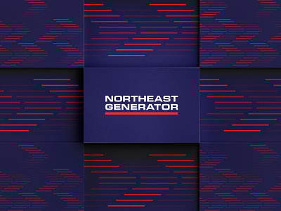 Northeast Generator brand identity branding creative electric generator idea identity inspiration logo logodesign northeast pattern power