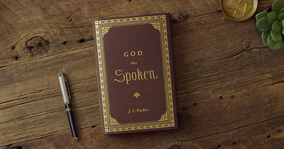 God Has Spoken border christian church classic custom design icon illustration ornate spoken typography