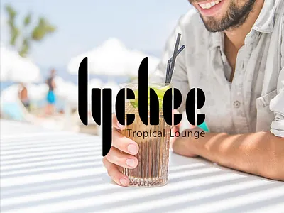 LYCHEE tropical lounge adobe art direction black branding concept design drinks fun graphic design identity illustrator instagram logo lounge luxe luxury brand process promo tropical typography