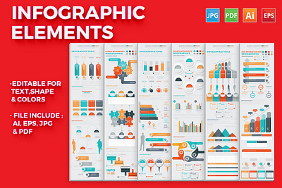 Infographic Elements business catalog clean collection data design development document element icon illustration infographic internet isometric layout minimal mobile modern tools vector visualization